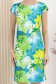 Rochie din stofa elastica verde scurta cu un croi drept 4 - StarShinerS.ro