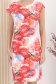 Rochie din stofa elastica roz scurta cu un croi drept 4 - StarShinerS.ro