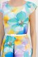 Rochie din stofa elastica multicolora scurta cu pliuri si accesoriu tip curea 6 - StarShinerS.ro