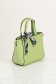 Geanta dama din piele ecologica verde-deschis accesorizata cu esarfa 2 - StarShinerS.ro