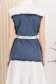 Rochie de blugi tip camasa albastra scurta cu buzunare laterale 5 - StarShinerS.ro