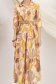Rochie tip camasa din material subtire midi cu accesoriu tip curea 4 - StarShinerS.ro