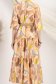 Rochie tip camasa din material subtire midi cu accesoriu tip curea 5 - StarShinerS.ro