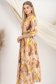 Rochie tip camasa din material subtire midi cu accesoriu tip curea 3 - StarShinerS.ro
