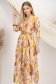 Rochie tip camasa din material subtire midi cu accesoriu tip curea 2 - StarShinerS.ro
