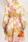 Rochie din material subtire tip in roz scurta in clos cu elastic in talie si maneci bufante 5 - StarShinerS.ro