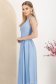 Rochie din lycra albastru-deschis midi in clos 3 - StarShinerS.ro
