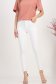 Blugi lungi skinny albi cu talie inalta si efect push-up 1 - StarShinerS.ro