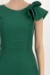 Rochie din stofa elastica cu sclipici verde pana la genunchi tip creion - StarShinerS 6 - StarShinerS.ro
