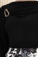 Bluza dama din lycra neagra cu croi larg si detaliu modern frontal 6 - StarShinerS.ro