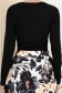 Bluza dama din lycra neagra cu croi larg si detaliu modern frontal 5 - StarShinerS.ro
