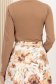 Bluza dama din lycra bej cu croi larg si detaliu modern frontal 6 - StarShinerS.ro