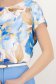Bluza dama din georgette albastra cu croi larg si elastic in talie 4 - StarShinerS.ro