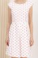 Rochie cu buline din stofa elastica roz in clos cu accesoriu tip curea 4 - StarShinerS.ro