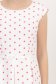 Rochie cu buline din stofa elastica roz in clos cu accesoriu tip curea 6 - StarShinerS.ro