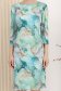 Rochie din jersey turcoaz pana la genunchi cu un croi drept 3 - StarShinerS.ro