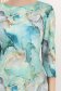 Rochie din jersey turcoaz pana la genunchi cu un croi drept 4 - StarShinerS.ro