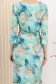 Rochie din jersey turcoaz pana la genunchi cu un croi drept 5 - StarShinerS.ro