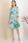 Rochie din jersey turcoaz pana la genunchi cu un croi drept 6 - StarShinerS.ro