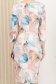 Rochie din jersey roz pudra pana la genunchi cu un croi drept 5 - StarShinerS.ro