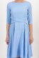 Rochie din georgette albastra midi in clos accesorizata cu cordoane decorative - StarShinerS 4 - StarShinerS.ro