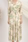 Rochie din voal mint midi in clos cu elastic in talie si accesoriu tip curea 4 - StarShinerS.ro