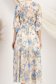 Rochie din voal albastra midi in clos cu elastic in talie si accesoriu tip curea 6 - StarShinerS.ro
