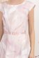 Rochie din stofa elastica roz pudra midi in clos cu accesoriu tip curea si buzunare laterale 6 - StarShinerS.ro