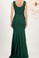 Rochie tip sirena din crep si paiete verde cu detaliu pe umar - StarShinerS 5 - StarShinerS.ro