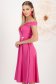 StarShinerS fuksija haljina taft midi cloche 3 - StarShinerS.hr