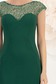 Rochie din crep si paiete verde-inchis midi tip creion cu decolteu in v la spate - StarShinerS 5 - StarShinerS.ro