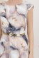 Rochie din stofa elastica midi in clos cu accesoriu tip curea si buzunare laterale 6 - StarShinerS.ro