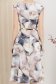 Rochie din stofa elastica midi in clos cu accesoriu tip curea si buzunare laterale 5 - StarShinerS.ro