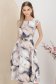 Rochie din stofa elastica midi in clos cu accesoriu tip curea si buzunare laterale 1 - StarShinerS.ro