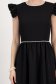 StarShinerS crno haljina midi tkanine cloche 6 - StarShinerS.hr