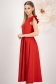 StarShinerS crven haljina midi tkanine cloche 2 - StarShinerS.hr