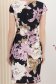 Rochie din stofa elastica scurta cu un croi drept si imprimeu floral 5 - StarShinerS.ro