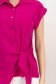 Bluza dama din material subtire matasos fuchsia cu croi larg - StarShinerS 5 - StarShinerS.ro