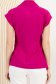 Bluza dama din material subtire matasos fuchsia cu croi larg - StarShinerS 6 - StarShinerS.ro