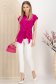 Bluza dama din material subtire matasos fuchsia cu croi larg - StarShinerS 3 - StarShinerS.ro