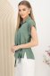 Bluza dama din material subtire matasos mint cu croi larg - StarShinerS 2 - StarShinerS.ro