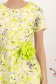 Rochie din stofa elastica verde lime midi in clos accesorizata cu cordon si buzunare laterale 6 - StarShinerS.ro