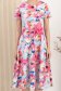 Rochie din stofa elastica midi in clos accesorizata cu cordon si buzunare laterale 5 - StarShinerS.ro