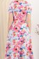 Rochie din stofa elastica midi in clos accesorizata cu cordon si buzunare laterale 6 - StarShinerS.ro