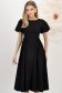 StarShinerS crno haljina midi tkanine cloche 1 - StarShinerS.hr