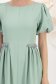 Rochie din stofa elastica mint midi in clos cu maneci bufante si aplicatii stralucitoare - StarShinerS 4 - StarShinerS.ro