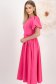StarShinerS roza haljina midi tkanine cloche 3 - StarShinerS.hr