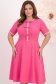 Rochie roz midi in clos cu fundite,perle si pietre strass - StarShinerS 1 - StarShinerS.ro