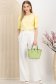 Bluza dama din georgette galbena cu croi larg si maneca scurta tip fundita- StarShinerS 3 - StarShinerS.ro
