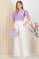 Bluza dama din georgette lila cu croi larg si maneca scurta tip fundita- StarShinerS 6 - StarShinerS.ro